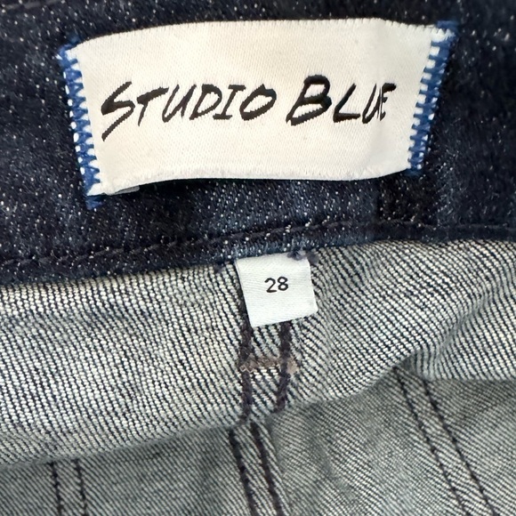 Studio Blue Stitch Fix Women's denim dark wash flare jeans livid Size 28 - Picture 3 of 4